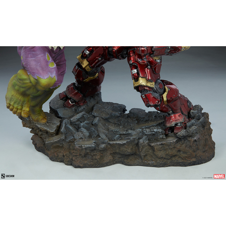 Hulk vs Hulkbuster Maquette Sideshow Collectibles 200571