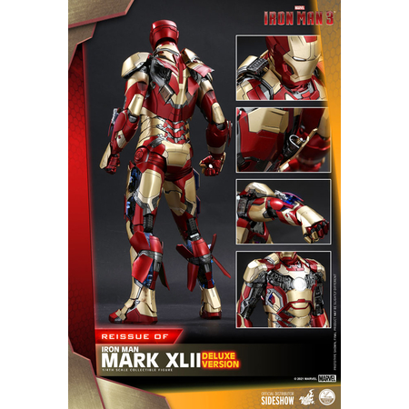 Iron Man Mark XLII (42) (Deluxe Version) Quarter Scale Figure Hot Toys 908659