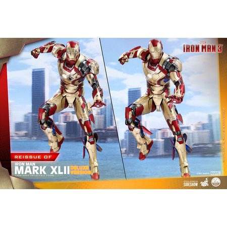 Iron Man Mark XLII (42) (Deluxe Version) Quarter Scale Figure Hot Toys 908659