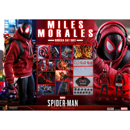 Miles Morales (Bodega Cat Suit) 1:6 Scale Figure Hot Toys 908143