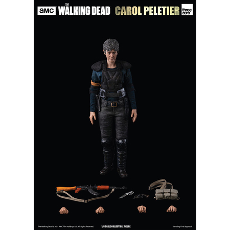 Walking Dead Carol Peletier Figurine Échelle 1:6 Threezero 909214 3Z00500W0