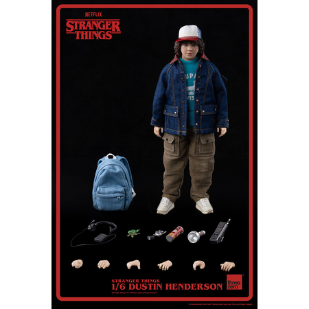 Stranger Things - Dustin Henderson Figurine Échelle 1:6 Threezero 909975 3Z02800W0