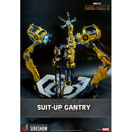 Marvel Iron Man 2 - Ensemble d'accessoires Gantry échelle 1:4 Hot Toys 910122 ACS012