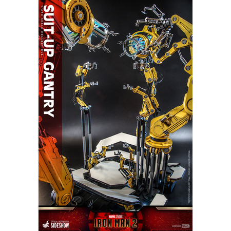 Marvel Iron Man 2 - Ensemble d'accessoires Gantry échelle 1:4 Hot Toys 910122 ACS012