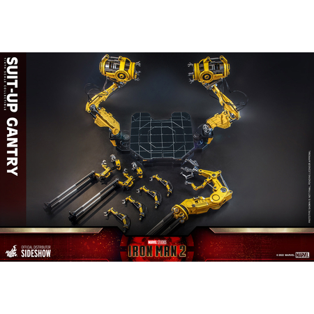 Marvel Iron Man 2 - Ensemble d'accessoires Gantry échelle 1:4 Hot Toys 910122 ACS012