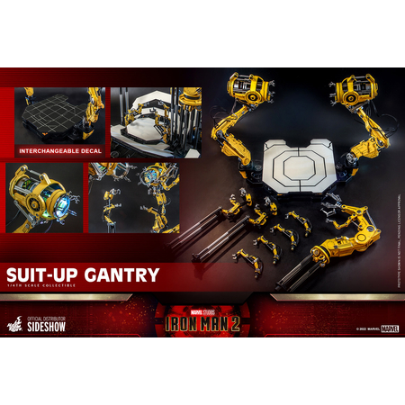 Marvel Iron Man 2 - Ensemble d'accessoires Gantry échelle 1:4 Hot Toys 910122 ACS012