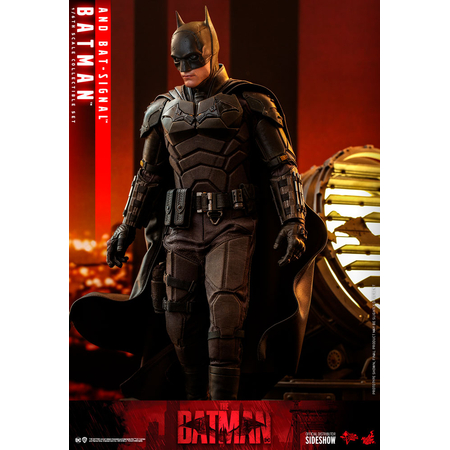 DC Batman and Bat-Signal (The Batman) 1:6 Scale Collectible Set Hot Toys 910596 MMS641