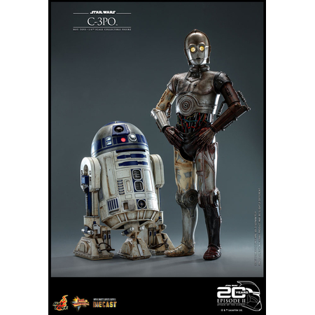 Star Wars: L'Attaque des Clones C-3PO Figurine Échelle 1:6 Hot Toys 911039 MMS650-D46