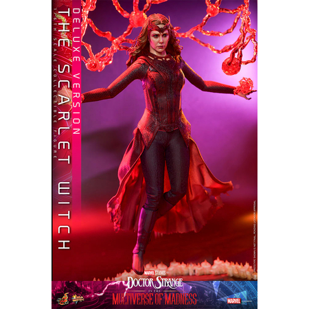 Marvel The Scarlet Witch (Doctor Strange in the Multiverse of Madness) Deluxe Version 1:6 Scale Figure Hot Toys 9111212 MMS653