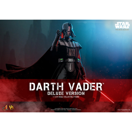 Star Wars Darth Vader (de la série Obi-Wan Kenobi) VERSION DE LUXE Figurine Échelle 1:6 Hot Toys 9111282 DX28