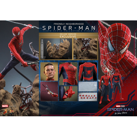 Marvel Friendly Neighborhood Spider-Man (Deluxe Version) 1:6 Scale Figure Hot Toys 9113702 MMS662