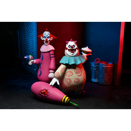 Killer Klowns from Outer Space – Toony Terrors Slim and Chubby 2 pack 6-inch Scale Action Figures NECA 45580