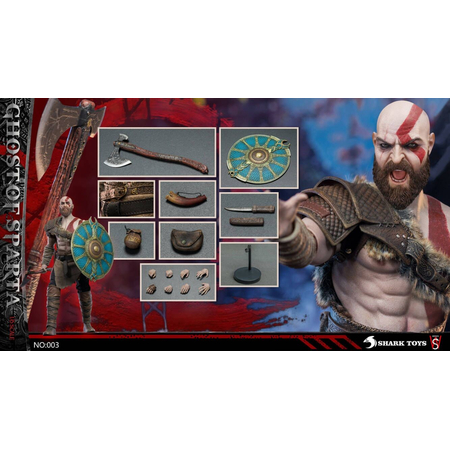 Ghost of Spartan (Katos) 1:6 Scale Figure Shark Toys 003