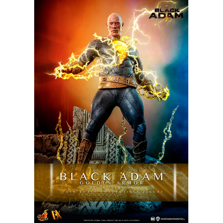 DC Black Adam (Golden Armor) (Deluxe Version) 1:6 Scale Figure Hot Toys 9118413 DX31