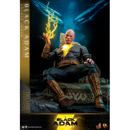 DC Black Adam (Golden Armor) (Deluxe Version) 1:6 Scale Figure Hot Toys 9118413 DX31