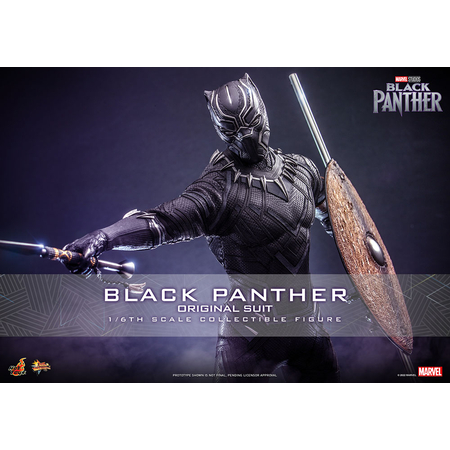 Marvel Black Panther (Costume Original) Figurine Échelle 1:6 Hot Toys 911691 MMS671