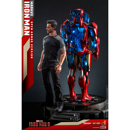 Marvel Iron Man Mark VII (Open Armor Version) 1:6 Scale Diorama Diecast Hot Toys 902781 DS004D51