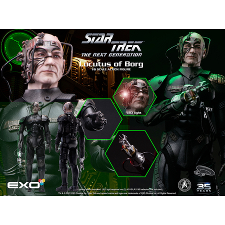 Star Trek: The Next Generation - Locutus of Borg 1:6 Scale Figure EXO-6 911778 EXO-01-003