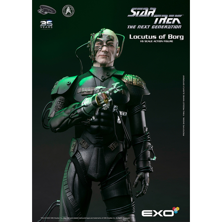 Star Trek: The Next Generation - Locutus of Borg 1:6 Scale Figure EXO-6 911778 EXO-01-003