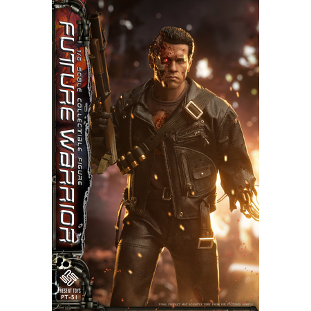 Guerrier du Futur T800 (Version de Luxe) Figurine Échelle 1:6 Present Toys PT-SP51