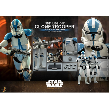 Star Wars 501st Legion Clone Trooper 1:6 Scale Figure Hot Toys 911991 TMS092