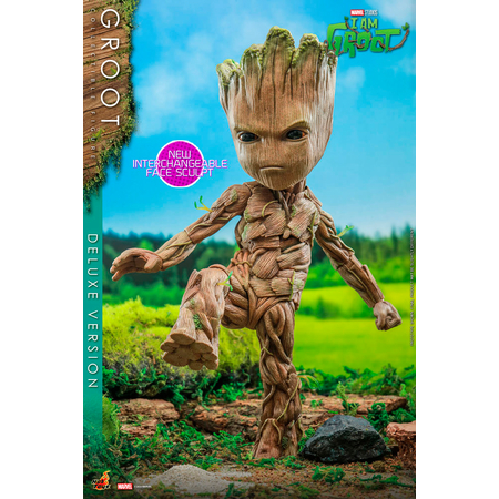 Marvel Groot Deluxe Version (I Am Groot) 26-cm Figure Hot Toys 9119432 TMS89