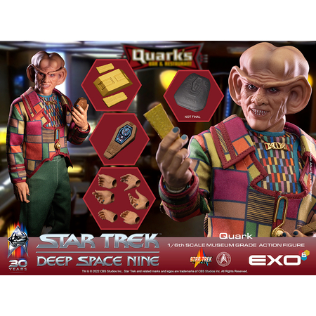 Star Trek: Deep Space Nine Quark 1:6 Scale Figure EXO-6 (911997) EXO-01-044