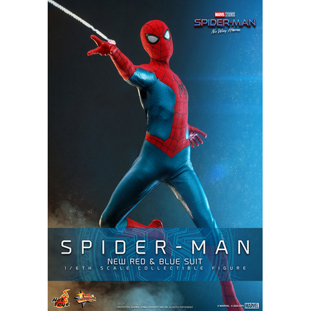 Marvel Spider-Man (New Red and Blue Suit) (Spider-Man: No Way Home) 1:6 Scale Figure Hot Toys 912036 MMS679