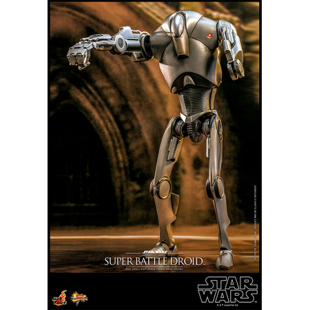 Star Wars: L'Attaque des Clones Super Battle Droid Figurine Échelle 1:6 Hot Toys 908856 MMS682