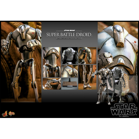 Star Wars: Attack of the Clones Super Battle Droid 1:6 Scale Figure Hot Toys 908856 MMS682