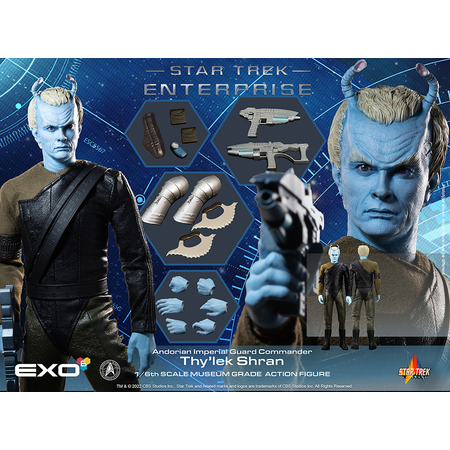 Star Trek: Enterprise - Thy’lek Shran Figurine Échelle 1:6 EXO-6 (911921) EXO-01-025