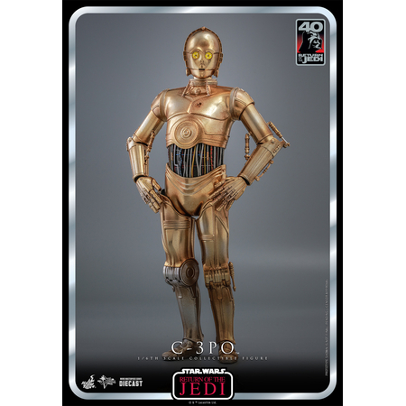 Star Wars C-3PO Figurine Échelle 1:6 DIECAST Hot Toys 912231 MMS701-D56