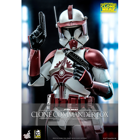 Star Wars: The Clone Wars Clone Commander Fox 1:6 Scale Figure Hot Toys 912313 TMS103Star Wars: The Clone Wars Clone Commander Fox 1:6 Scale Figure Hot Toys 912313 TMS103