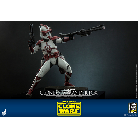 Star Wars: The Clone Wars Clone Commander Fox 1:6 Scale Figure Hot Toys 912313 TMS103