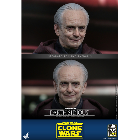 Star Wars: The Clone Wars Darth Sidious 1:6 Scale Figure Hot Toys 912312 TMS102