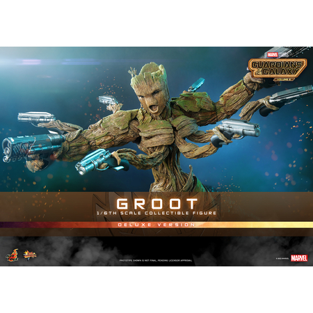 Marvel Groot (Version de Luxe) Figurine Échelle 1:6 Hot Toys 9123092 MMS707