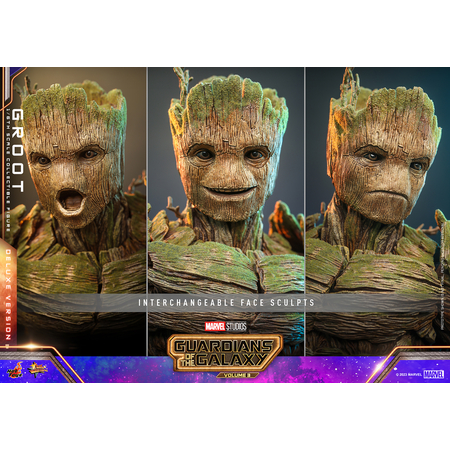 Marvel Groot (Version de Luxe) Figurine Échelle 1:6 Hot Toys 9123092 MMS707Marvel Groot (Version de Luxe) Figurine Échelle 1:6 Hot Toys 9123092 MMS707