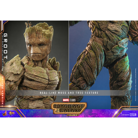 Marvel Groot (Version de Luxe) Figurine Échelle 1:6 Hot Toys 9123092 MMS707