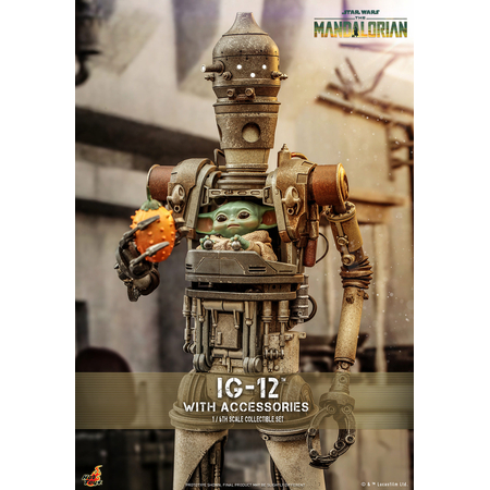 Star Wars IG-12 With Accessories 1:6 Scale Figure Set Hot Toys 9124642  TMS105