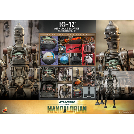Star Wars IG-12 With Accessories 1:6 Scale Figure Set Hot Toys 9124642  TMS105