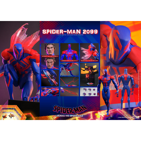 Marvel Spider-Man 2099 (Spider-Man: Across the Spider-Verse) 1:6 Scale Figure Hot Toys 912373 MMS711