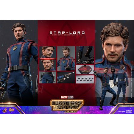 Marvel Star-Lord (GOTG Volume 3) 1:6 Scale Figure Hot Toys 912360 MMS709