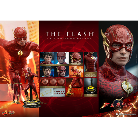 DC The Flash 1:6 Scale Figure Hot Toys 912437 MMS713