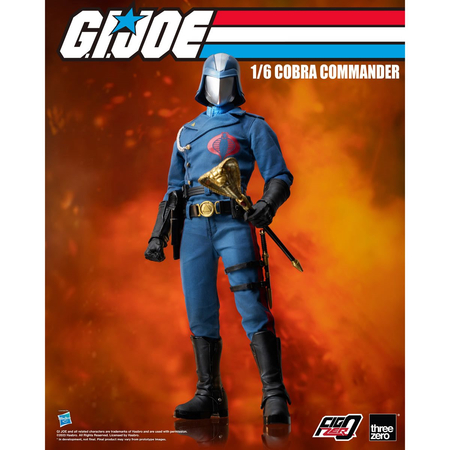 GI Joe Cobra Commander FigZero 1:6 Scale Action Figure Threezero TH3Z0315 912730