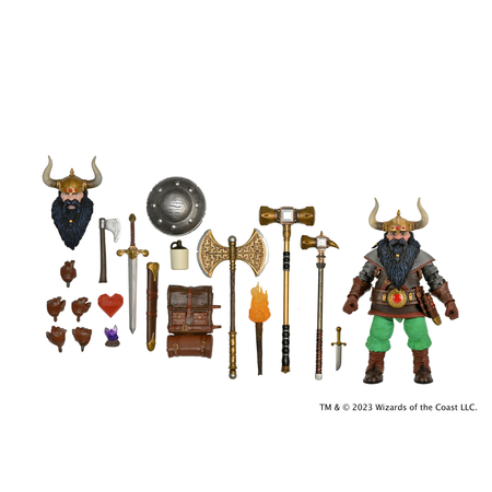 Donjons & Dragons – Ultimate Elkhorn le Bon Nain Figurine échelle 7 pouces NECA 52279