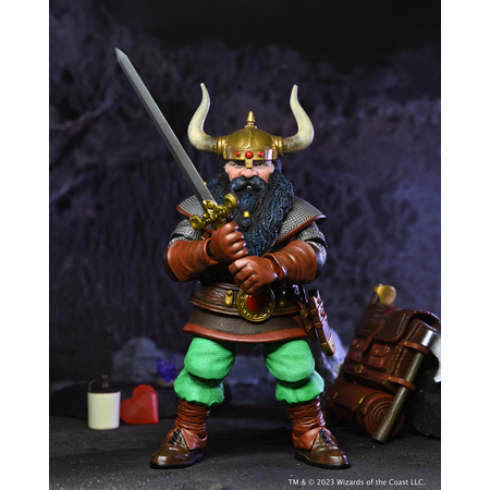 Dungeons & Dragons – Ultimate Elkhorn the Good Dwarf Fighter 7-inch Scale Action Figure NECA 52279