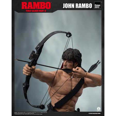 Rambo: First Blood Part II John Rambo Figurine Échelle 1:6 Threezero 912586 3Z03280W0