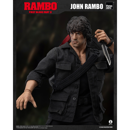 Rambo: First Blood Part II John Rambo Figurine Échelle 1:6 Threezero 912586 3Z03280W0