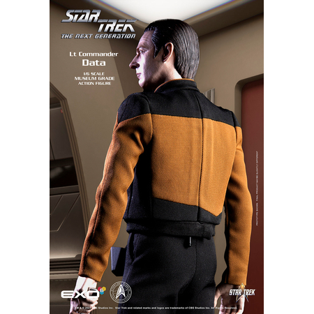Star Trek: The Next Generation Lt Commander Data (Version standard) Figurine Échelle 1:6 EXO-6 (9125042)