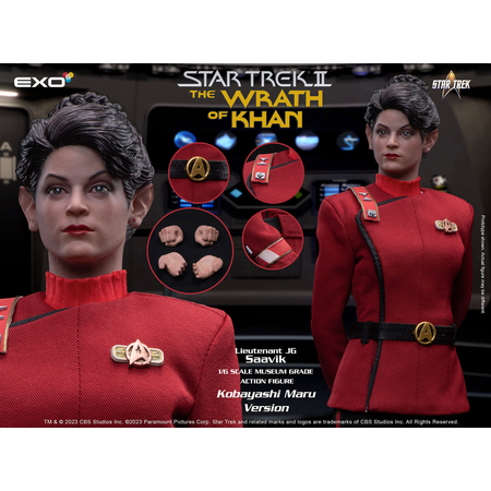 Star Trek: La Colère de Khan - Lt Saavik (Version Kobayashi Maru) Figurine Échelle 1:6 EXO-6 (9125152)